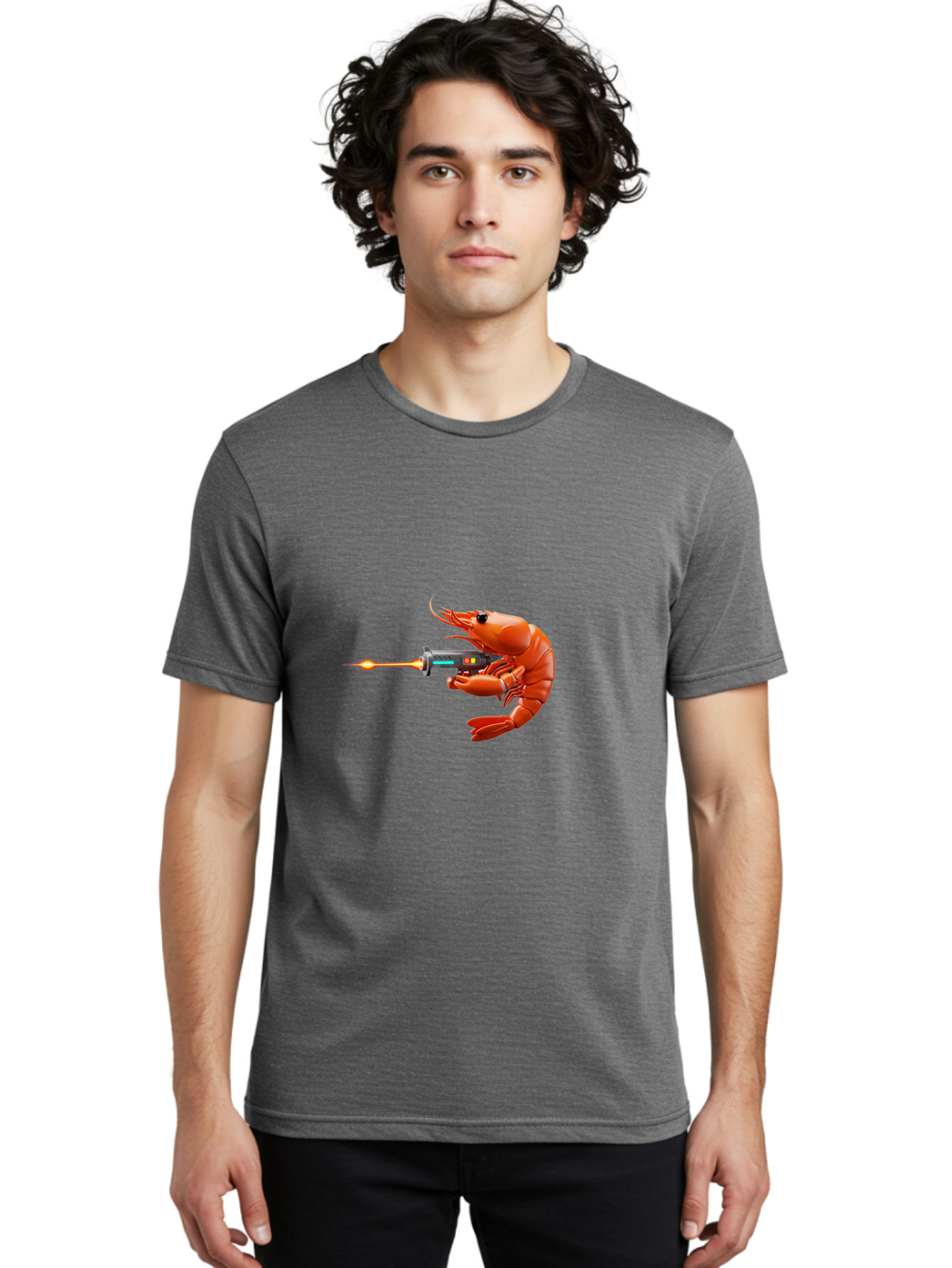 Shrimp-With-Flamethrower Men'S Graphic Tee, 100% Cotton, Comfortable Casual Summer Wear, Machine Washable, Vintage Camera, Old Camera, Antique Camera, Black Camera, Classic Photography, Photography Equipment, Nostalgic Device, Film Camera, Ban459