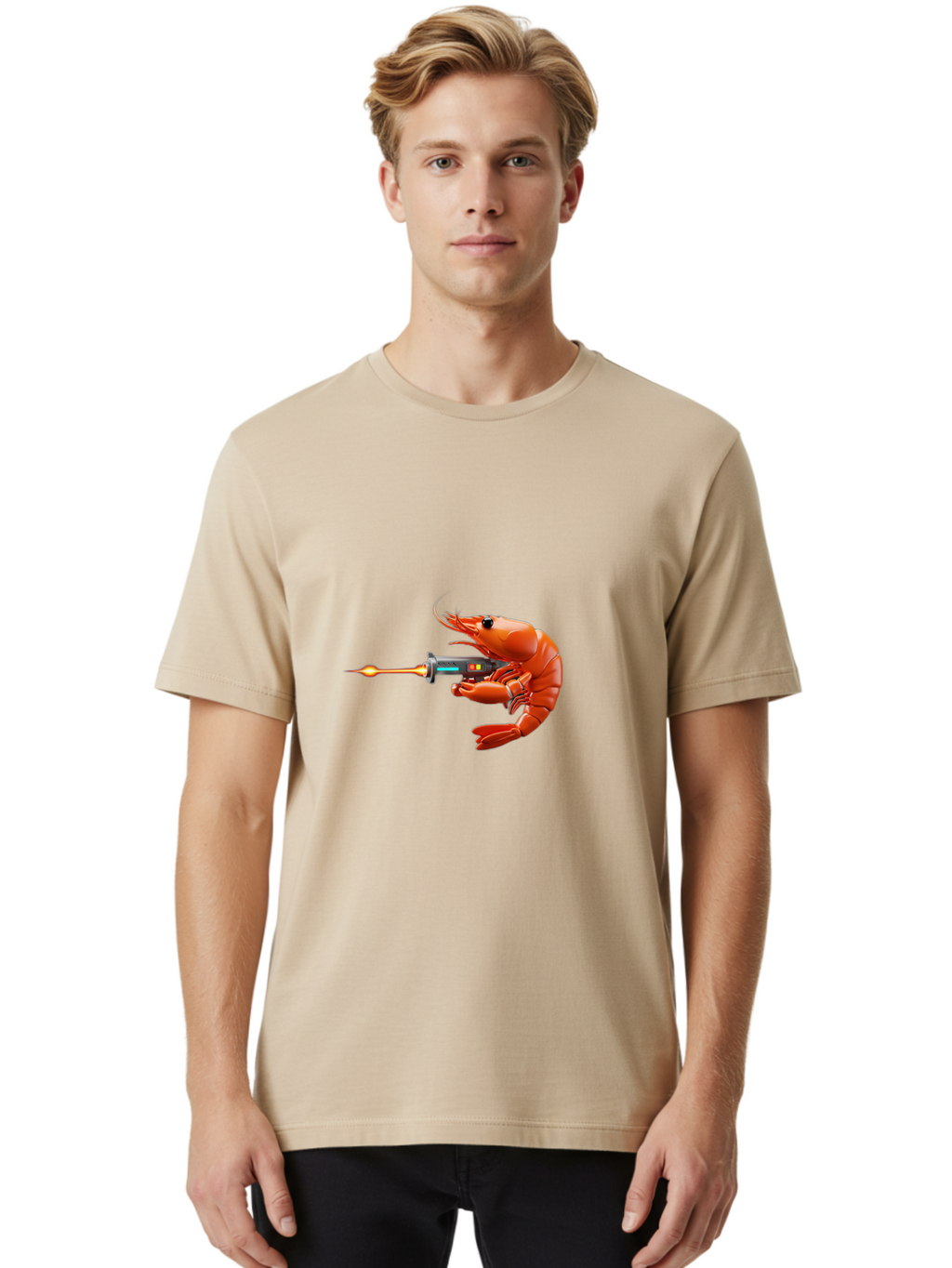 Shrimp-With-Flamethrower Men'S Graphic Tee, 100% Cotton, Comfortable Casual Summer Wear, Machine Washable, Vintage Camera, Old Camera, Antique Camera, Black Camera, Classic Photography, Photography Equipment, Nostalgic Device, Film Camera, Ban459