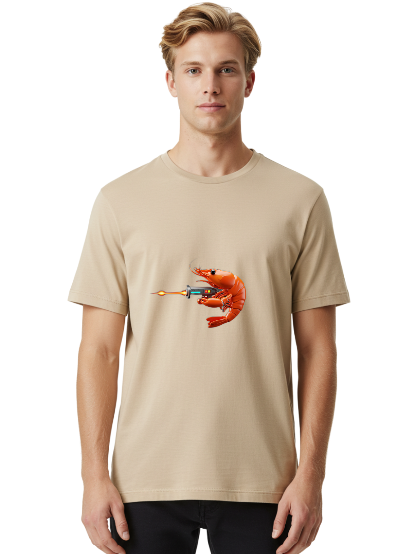 Shrimp-With-Flamethrower Men'S Graphic Tee, 100% Cotton, Comfortable Casual Summer Wear, Machine Washable, Vintage Camera, Old Camera, Antique Camera, Black Camera, Classic Photography, Photography Equipment, Nostalgic Device, Film Camera, Ban459