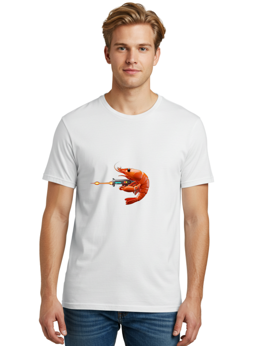 Shrimp-With-Flamethrower Men'S Graphic Tee, 100% Cotton, Comfortable Casual Summer Wear, Machine Washable, Vintage Camera, Old Camera, Antique Camera, Black Camera, Classic Photography, Photography Equipment, Nostalgic Device, Film Camera, Ban459