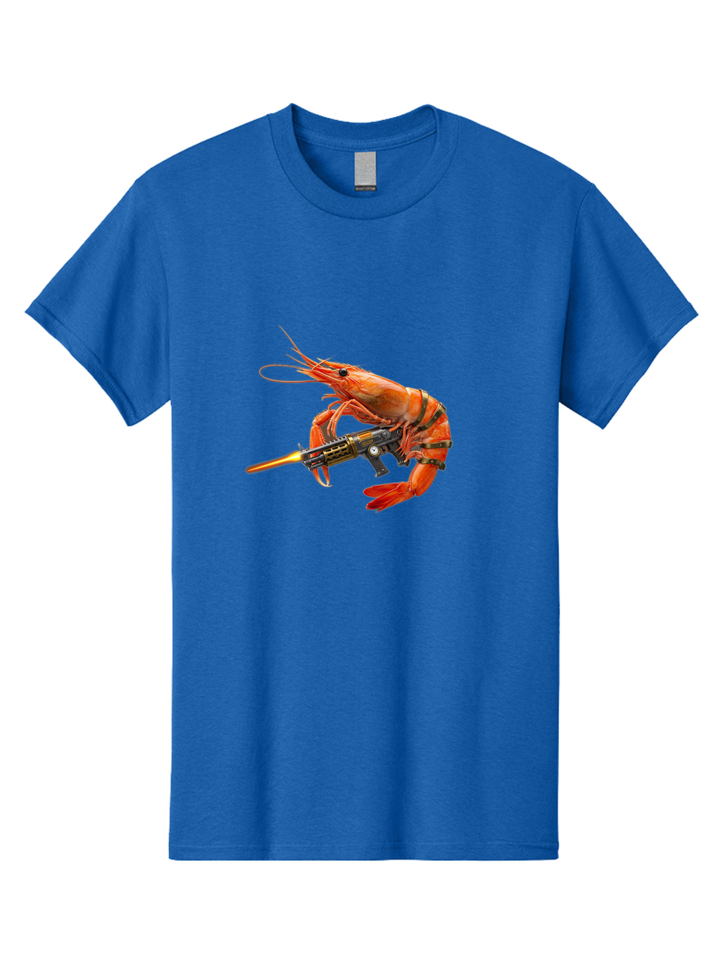 Shrimp-With-Gun Men'S Graphic Tee, 100% Cotton, Comfortable Casual Summer Wear, Machine Washable, Vintage Camera, Old Camera, Antique Camera, Black Camera, Classic Photography, Photography Equipment, Nostalgic Device, Film Camera, Camera Art Ban462