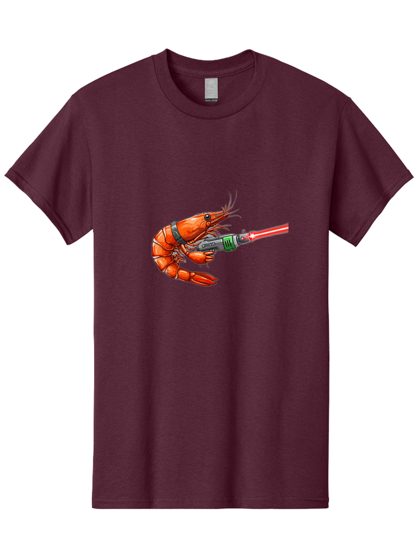 Shrimp-With-Laser-Gun Men'S Graphic Tee, 100% Cotton, Comfortable Casual Summer Wear, Machine Washable, Vintage Camera, Old Camera, Antique Camera, Black Camera, Classic Photography, Photography Equipment, Nostalgic Device, Film Camera, Ban463