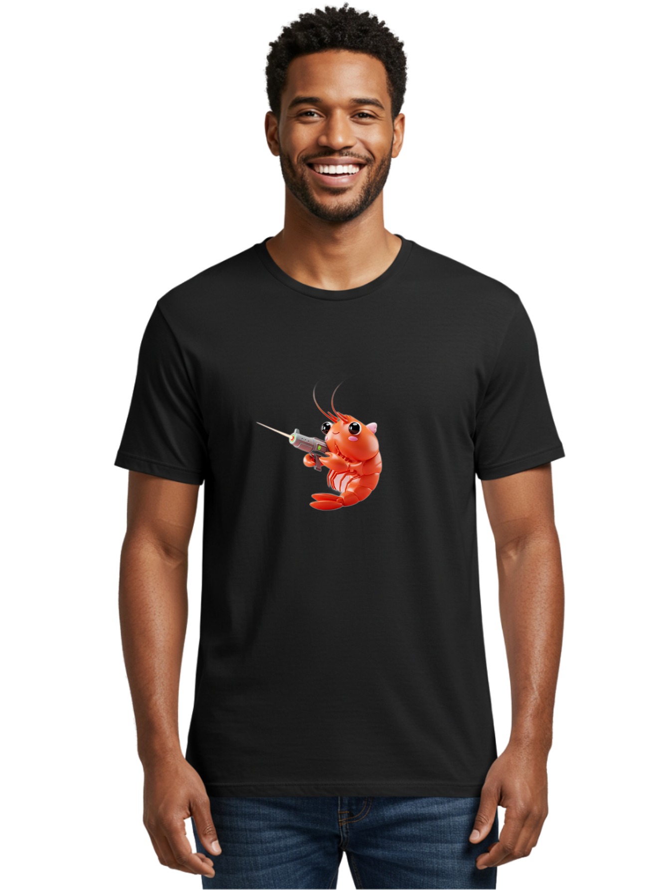 Shrimp-With-Uzi Men'S Graphic Tee, 100% Cotton, Comfortable Casual Summer Wear, Machine Washable, Vintage Camera, Old Camera, Antique Camera, Black Camera, Classic Photography, Photography Equipment, Nostalgic Device, Film Camera, Camera Art Ban465