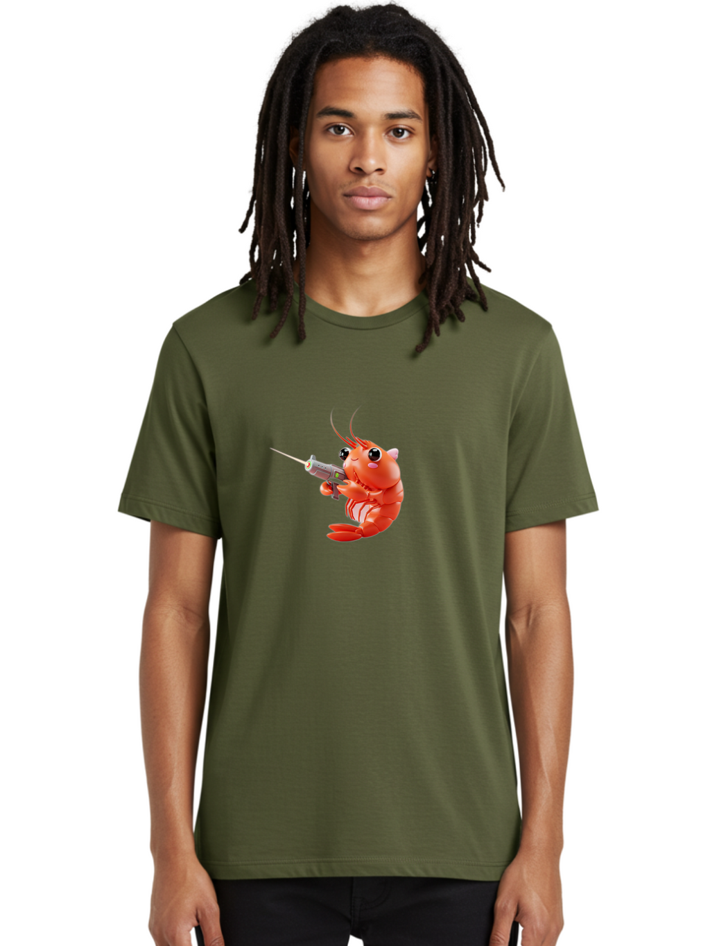Shrimp-With-Uzi Men'S Graphic Tee, 100% Cotton, Comfortable Casual Summer Wear, Machine Washable, Vintage Camera, Old Camera, Antique Camera, Black Camera, Classic Photography, Photography Equipment, Nostalgic Device, Film Camera, Camera Art Ban465