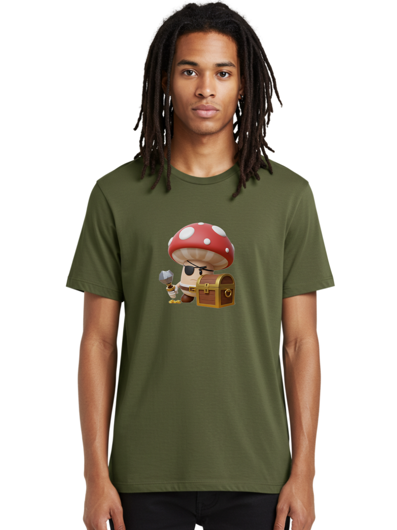 Shroom-Pirate Men'S Graphic Tee, 100% Cotton, Comfortable Casual Summer Wear, Machine Washable, Vintage Camera, Old Camera, Antique Camera, Black Camera, Classic Photography, Photography Equipment, Nostalgic Device, Film Camera, Camera Art Ban466