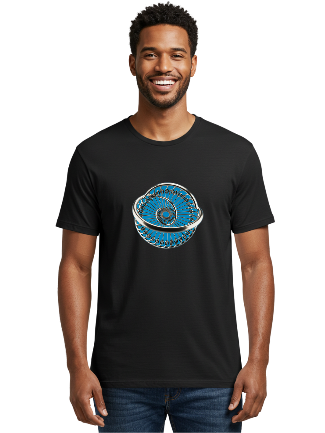 Silver-Spiral Men'S Graphic Tee, 100% Cotton, Comfortable Casual Summer Wear, Machine Washable, Vintage Camera, Old Camera, Antique Camera, Black Camera, Classic Photography, Photography Equipment, Nostalgic Device, Film Camera, Camera Art Ban470