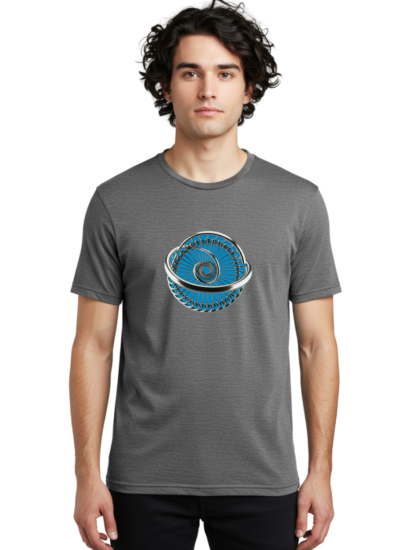 Silver-Spiral Men'S Graphic Tee, 100% Cotton, Comfortable Casual Summer Wear, Machine Washable, Vintage Camera, Old Camera, Antique Camera, Black Camera, Classic Photography, Photography Equipment, Nostalgic Device, Film Camera, Camera Art Ban470