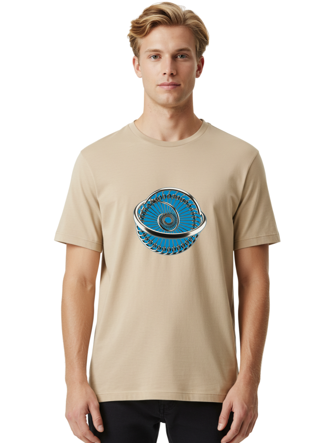 Silver-Spiral Men'S Graphic Tee, 100% Cotton, Comfortable Casual Summer Wear, Machine Washable, Vintage Camera, Old Camera, Antique Camera, Black Camera, Classic Photography, Photography Equipment, Nostalgic Device, Film Camera, Camera Art Ban470