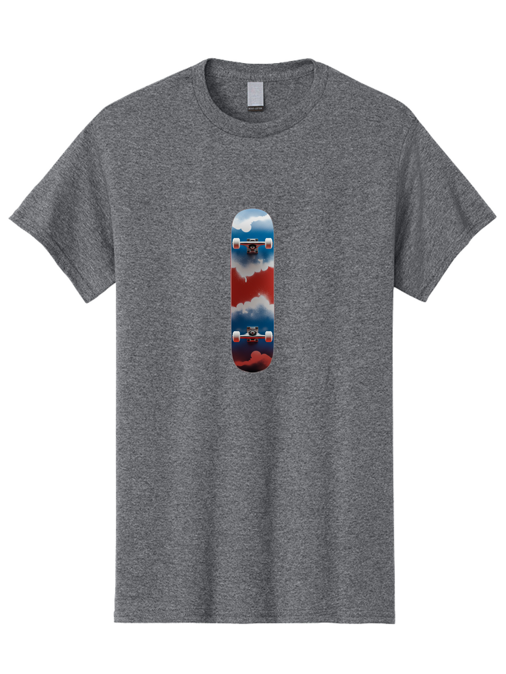 Skateboard-Flying-With-Clouds Men'S Graphic Tee, 100% Cotton, Comfortable Casual Summer Wear, Machine Washable, Vintage Camera, Old Camera, Antique Camera, Black Camera, Classic Photography, Photography Equipment, Nostalgic Device, Ban473