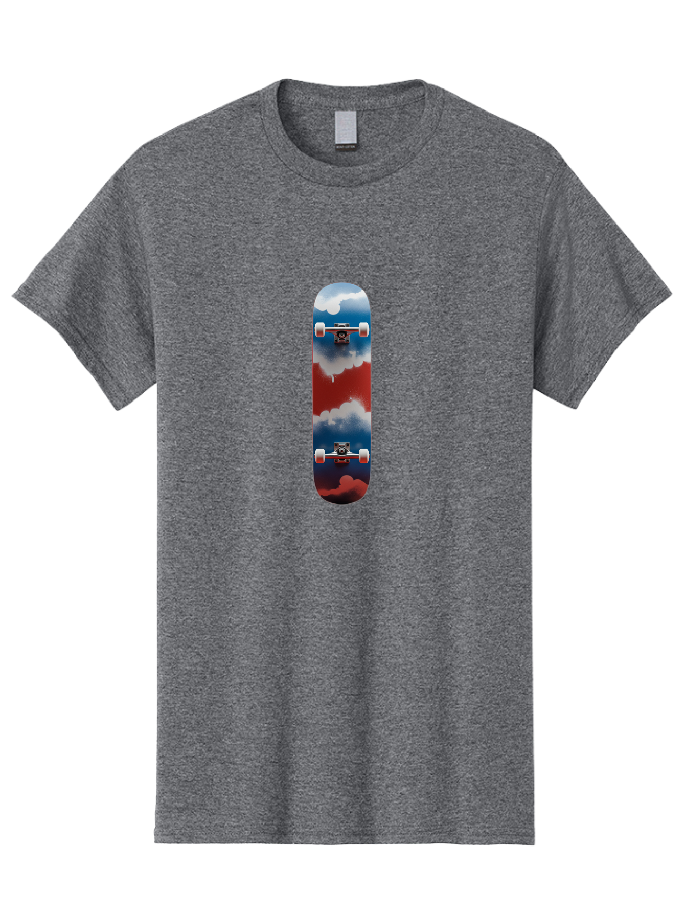 Skateboard-Flying-With-Clouds Men'S Graphic Tee, 100% Cotton, Comfortable Casual Summer Wear, Machine Washable, Vintage Camera, Old Camera, Antique Camera, Black Camera, Classic Photography, Photography Equipment, Nostalgic Device, Ban473