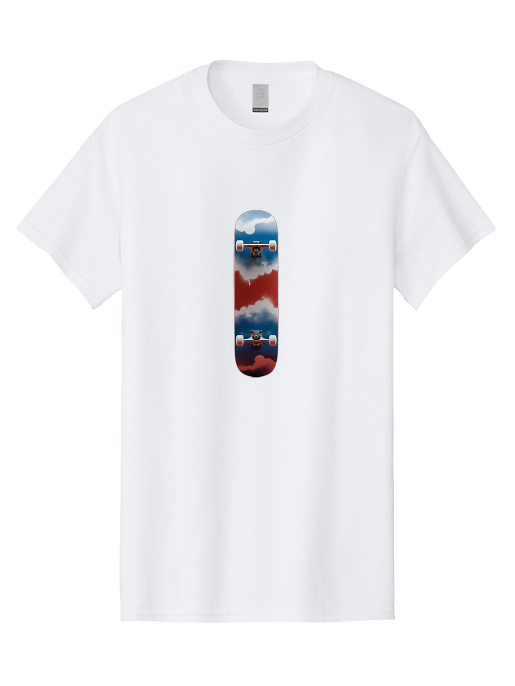 Skateboard-Flying-With-Clouds Men'S Graphic Tee, 100% Cotton, Comfortable Casual Summer Wear, Machine Washable, Vintage Camera, Old Camera, Antique Camera, Black Camera, Classic Photography, Photography Equipment, Nostalgic Device, Ban473