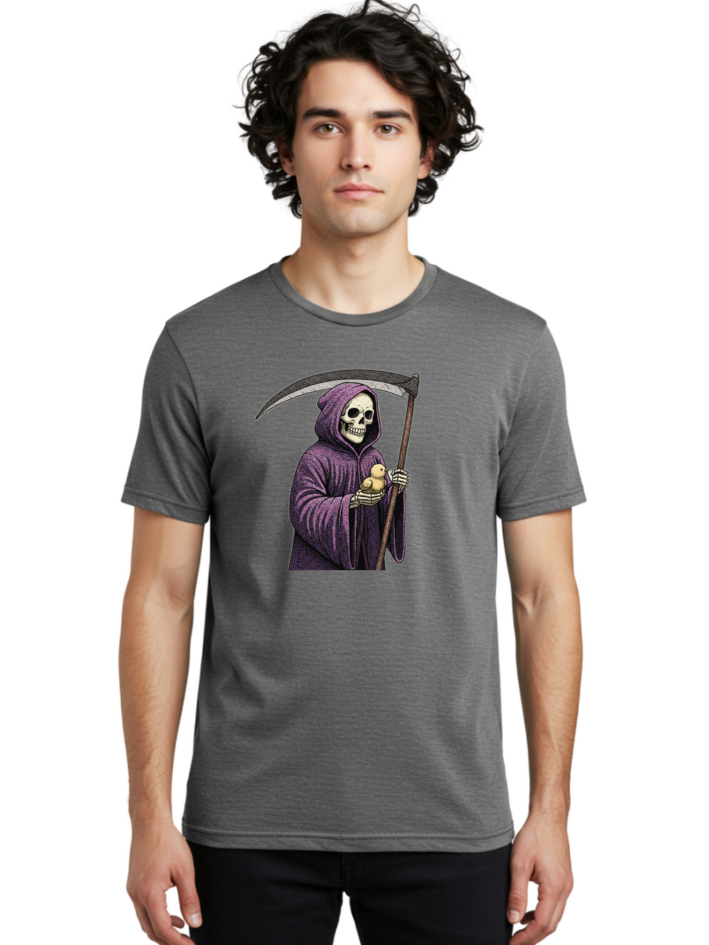 Skeletal-Reaper Men'S Graphic Tee, 100% Cotton, Comfortable Casual Summer Wear, Machine Washable, Vintage Camera, Old Camera, Antique Camera, Black Camera, Classic Photography, Photography Equipment, Nostalgic Device, Film Camera, Camera Art Ban475