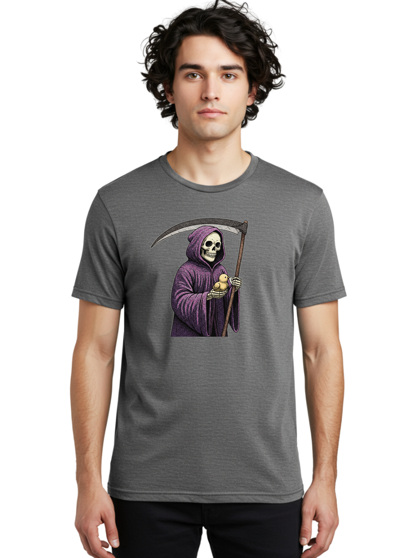 Skeletal-Reaper Men'S Graphic Tee, 100% Cotton, Comfortable Casual Summer Wear, Machine Washable, Vintage Camera, Old Camera, Antique Camera, Black Camera, Classic Photography, Photography Equipment, Nostalgic Device, Film Camera, Camera Art Ban475