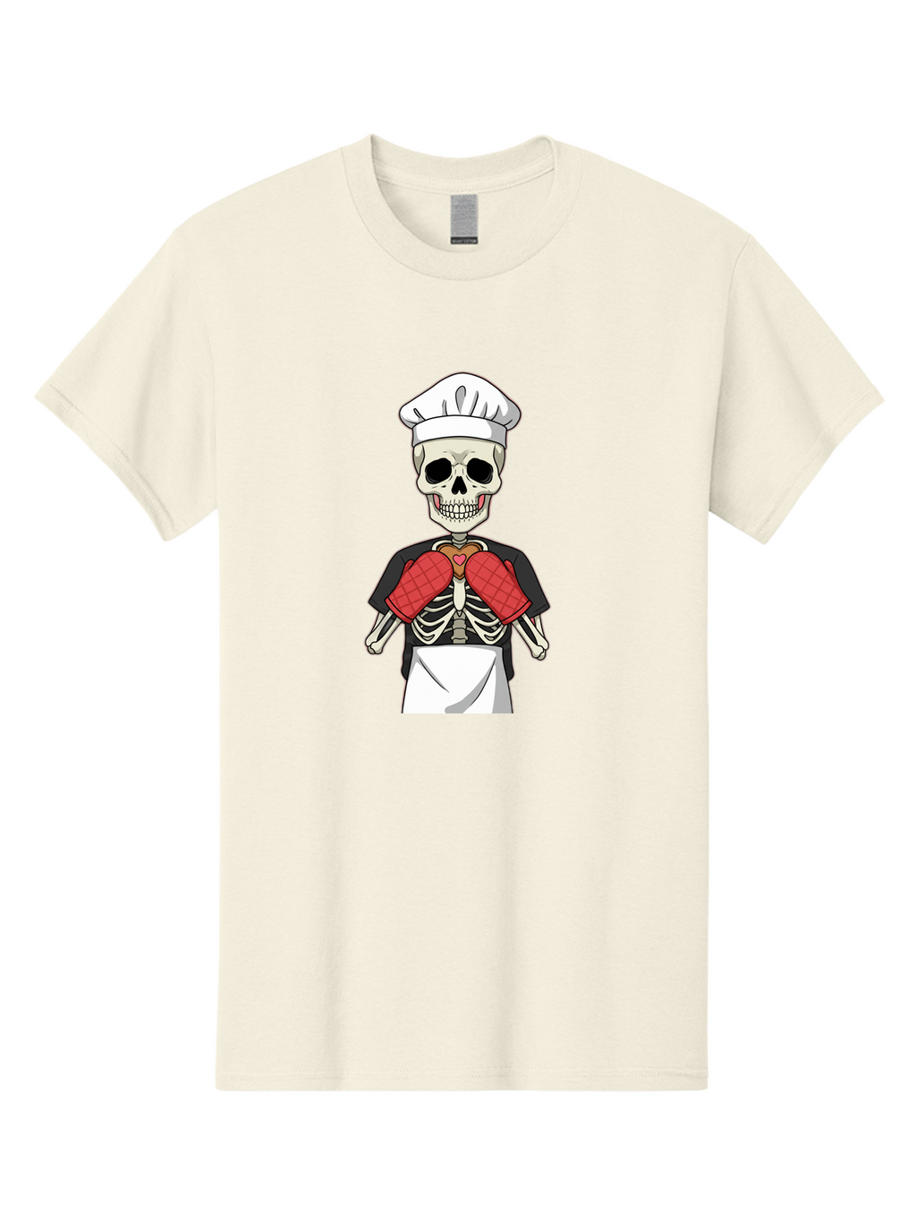Skeleton-Chef-1 Men'S Graphic Tee, 100% Cotton, Comfortable Casual Summer Wear, Machine Washable, Vintage Camera, Old Camera, Antique Camera, Black Camera, Classic Photography, Photography Equipment, Nostalgic Device, Film Camera, Camera Art Ban478