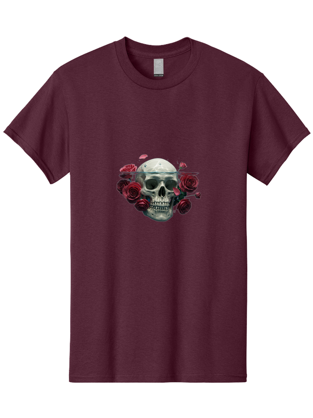 Skull-And-Roses Men'S Graphic Tee, 100% Cotton, Comfortable Casual Summer Wear, Machine Washable, Vintage Camera, Old Camera, Antique Camera, Black Camera, Classic Photography, Photography Equipment, Nostalgic Device, Film Camera, Camera Art Ban484