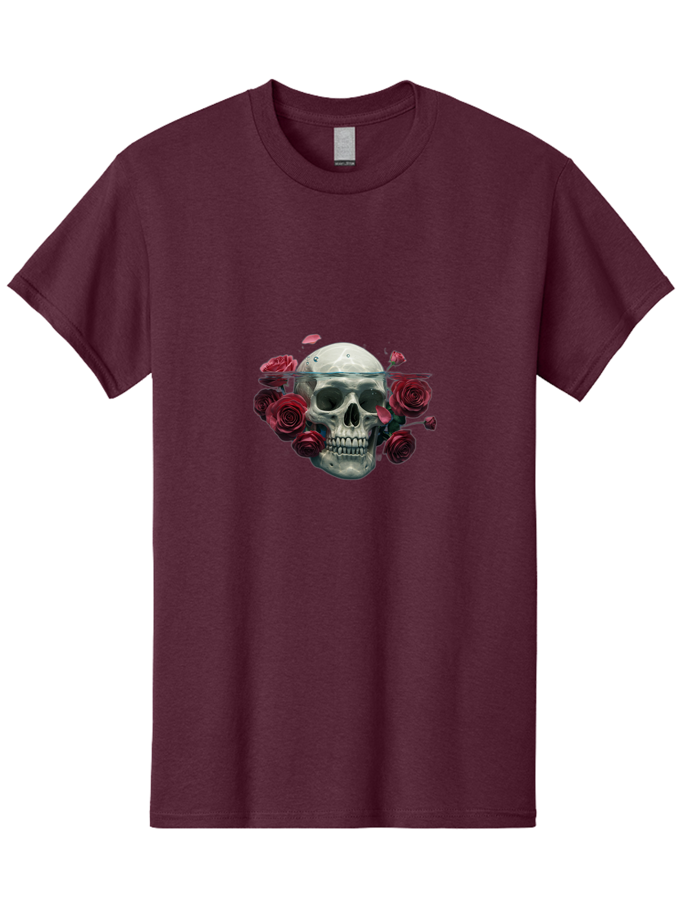 Skull-And-Roses Men'S Graphic Tee, 100% Cotton, Comfortable Casual Summer Wear, Machine Washable, Vintage Camera, Old Camera, Antique Camera, Black Camera, Classic Photography, Photography Equipment, Nostalgic Device, Film Camera, Camera Art Ban484