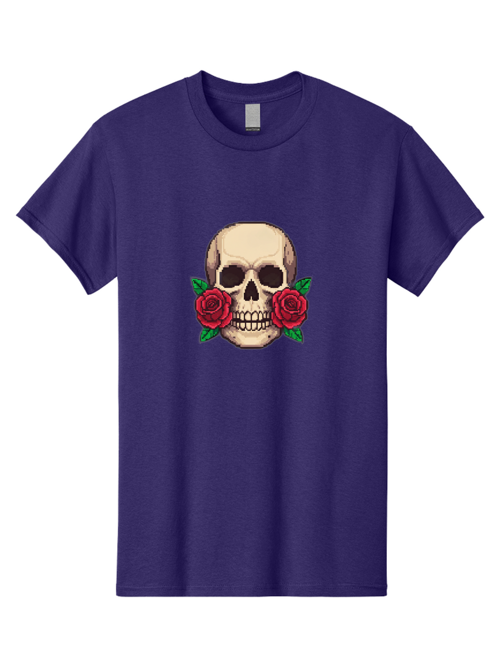 Skull-With-Roses-5 Men'S Graphic Tee, 100% Cotton, Comfortable Casual Summer Wear, Machine Washable, Vintage Camera, Old Camera, Antique Camera, Black Camera, Classic Photography, Photography Equipment, Nostalgic Device, Film Camera, Ban494