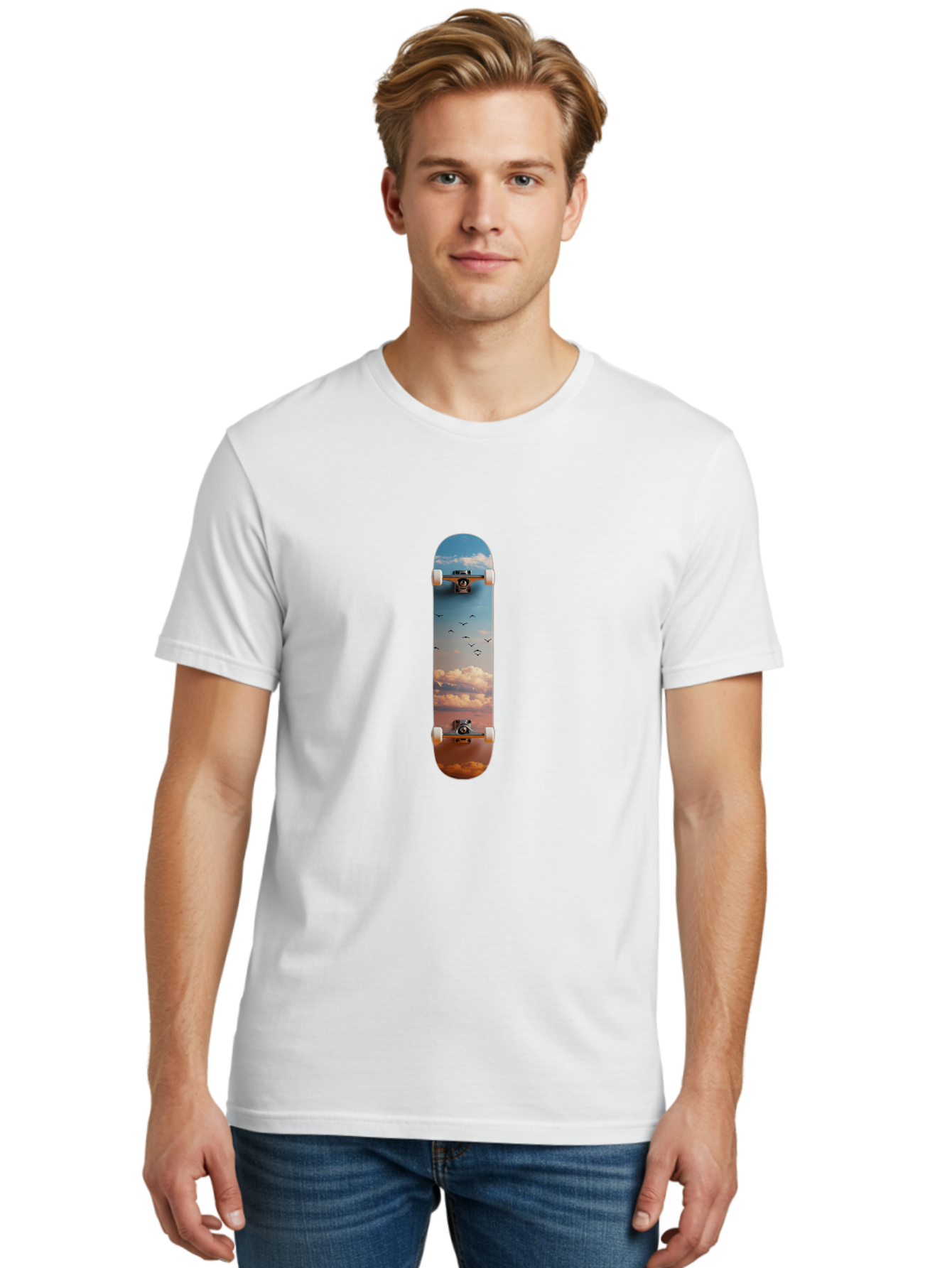 Sky-Skateboard Men'S Graphic Tee, 100% Cotton, Comfortable Casual Summer Wear, Machine Washable, Vintage Camera, Old Camera, Antique Camera, Black Camera, Classic Photography, Photography Equipment, Nostalgic Device, Film Camera, Camera Art Ban497