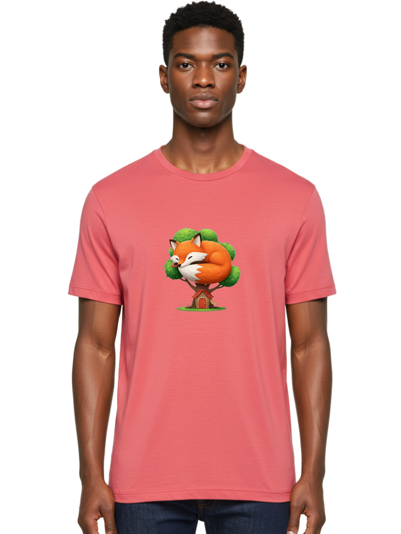 Sleeping-Fox-Treehouse Men'S Graphic Tee, 100% Cotton, Comfortable Casual Summer Wear, Machine Washable, Vintage Camera, Old Camera, Antique Camera, Black Camera, Classic Photography, Photography Equipment, Nostalgic Device, Film Camera, Ban501