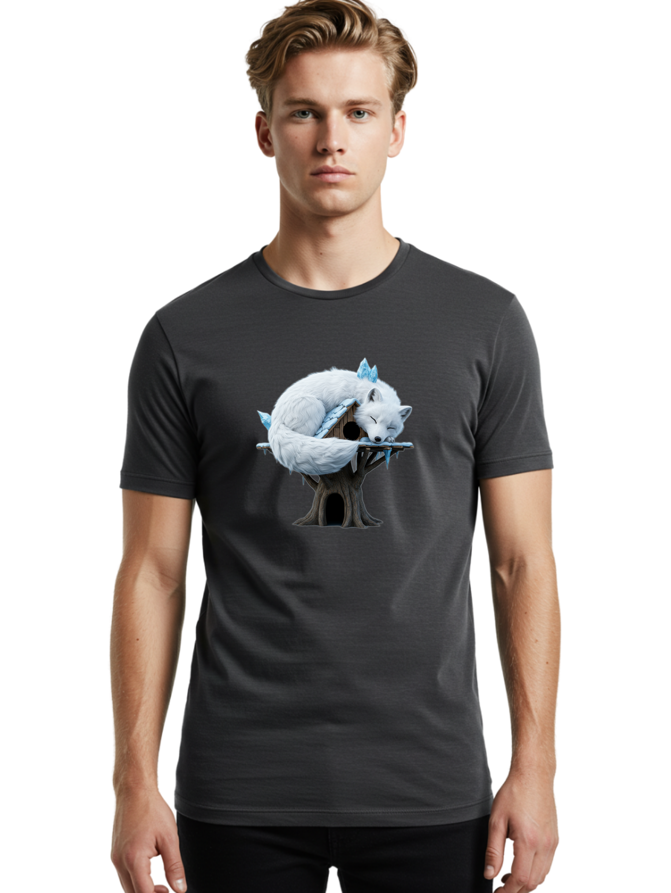 Sleeping-White-Fox Men'S Graphic Tee, 100% Cotton, Comfortable Casual Summer Wear, Machine Washable, Vintage Camera, Old Camera, Antique Camera, Black Camera, Classic Photography, Photography Equipment, Nostalgic Device, Film Camera, Ban505