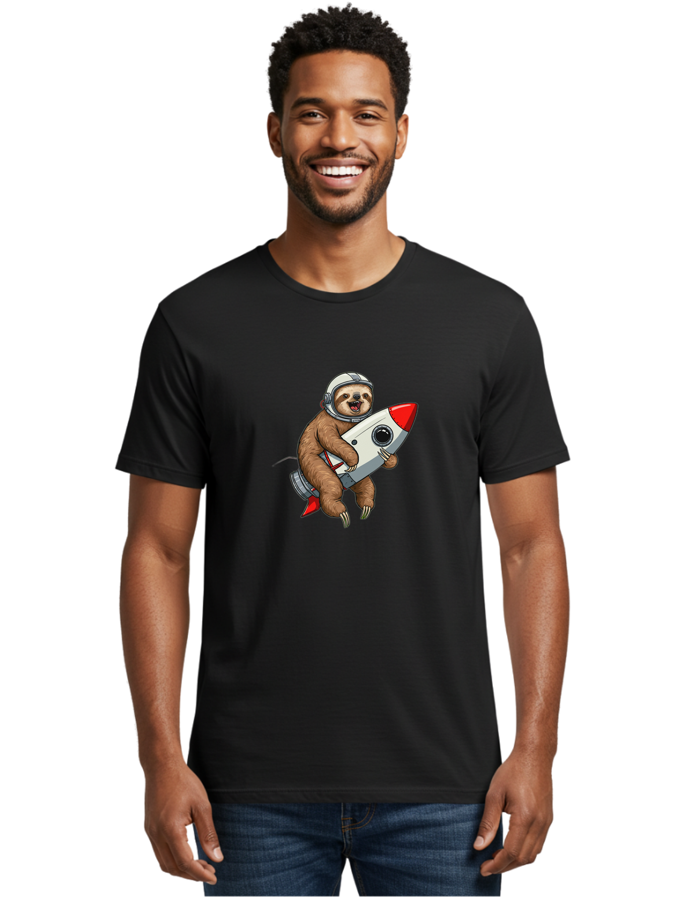 Sloth-Astronaut Men'S Graphic Tee, 100% Cotton, Comfortable Casual Summer Wear, Machine Washable, Vintage Camera, Old Camera, Antique Camera, Black Camera, Classic Photography, Photography Equipment, Nostalgic Device, Film Camera, Camera Art Ban508