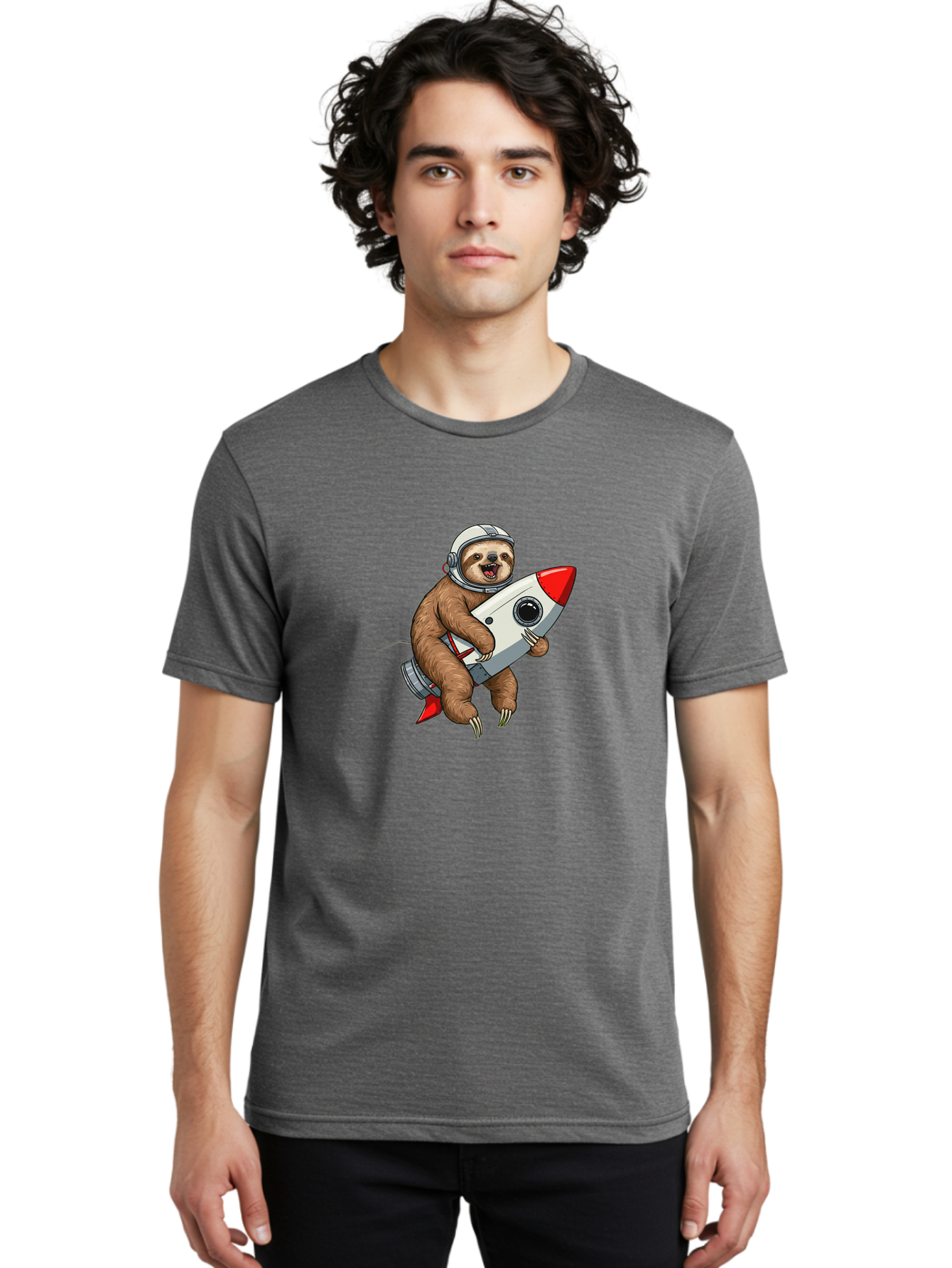 Sloth-Astronaut Men'S Graphic Tee, 100% Cotton, Comfortable Casual Summer Wear, Machine Washable, Vintage Camera, Old Camera, Antique Camera, Black Camera, Classic Photography, Photography Equipment, Nostalgic Device, Film Camera, Camera Art Ban508