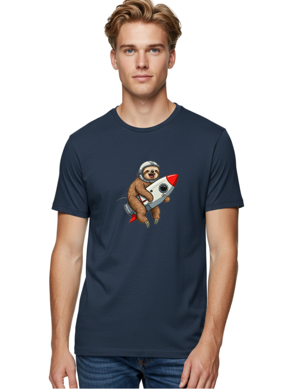 Sloth-Astronaut Men'S Graphic Tee, 100% Cotton, Comfortable Casual Summer Wear, Machine Washable, Vintage Camera, Old Camera, Antique Camera, Black Camera, Classic Photography, Photography Equipment, Nostalgic Device, Film Camera, Camera Art Ban508