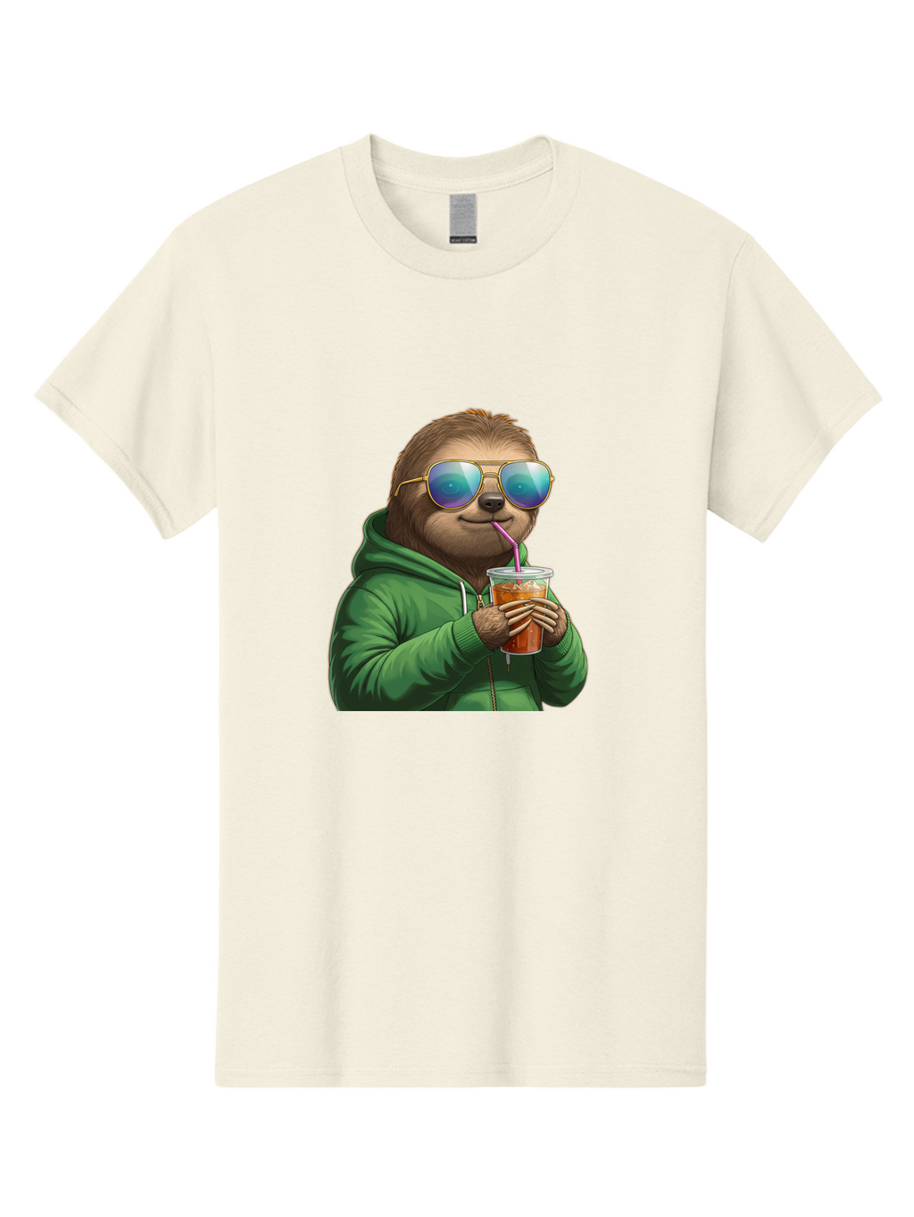 Sloth-Drinking-Iced-Tea Men'S Graphic Tee, 100% Cotton, Comfortable Casual Summer Wear, Machine Washable, Vintage Camera, Old Camera, Antique Camera, Black Camera, Classic Photography, Photography Equipment, Nostalgic Device, Film Camera, Ban509