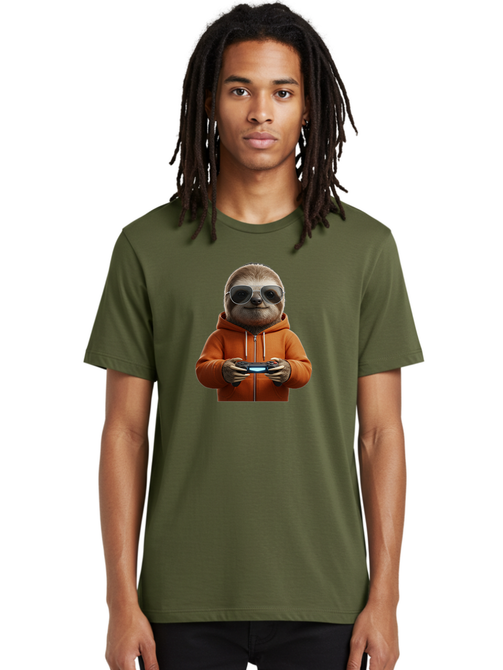 Sloth-Gamer Men'S Graphic Tee, 100% Cotton, Comfortable Casual Summer Wear, Machine Washable, Vintage Camera, Old Camera, Antique Camera, Black Camera, Classic Photography, Photography Equipment, Nostalgic Device, Film Camera, Camera Art Ban510