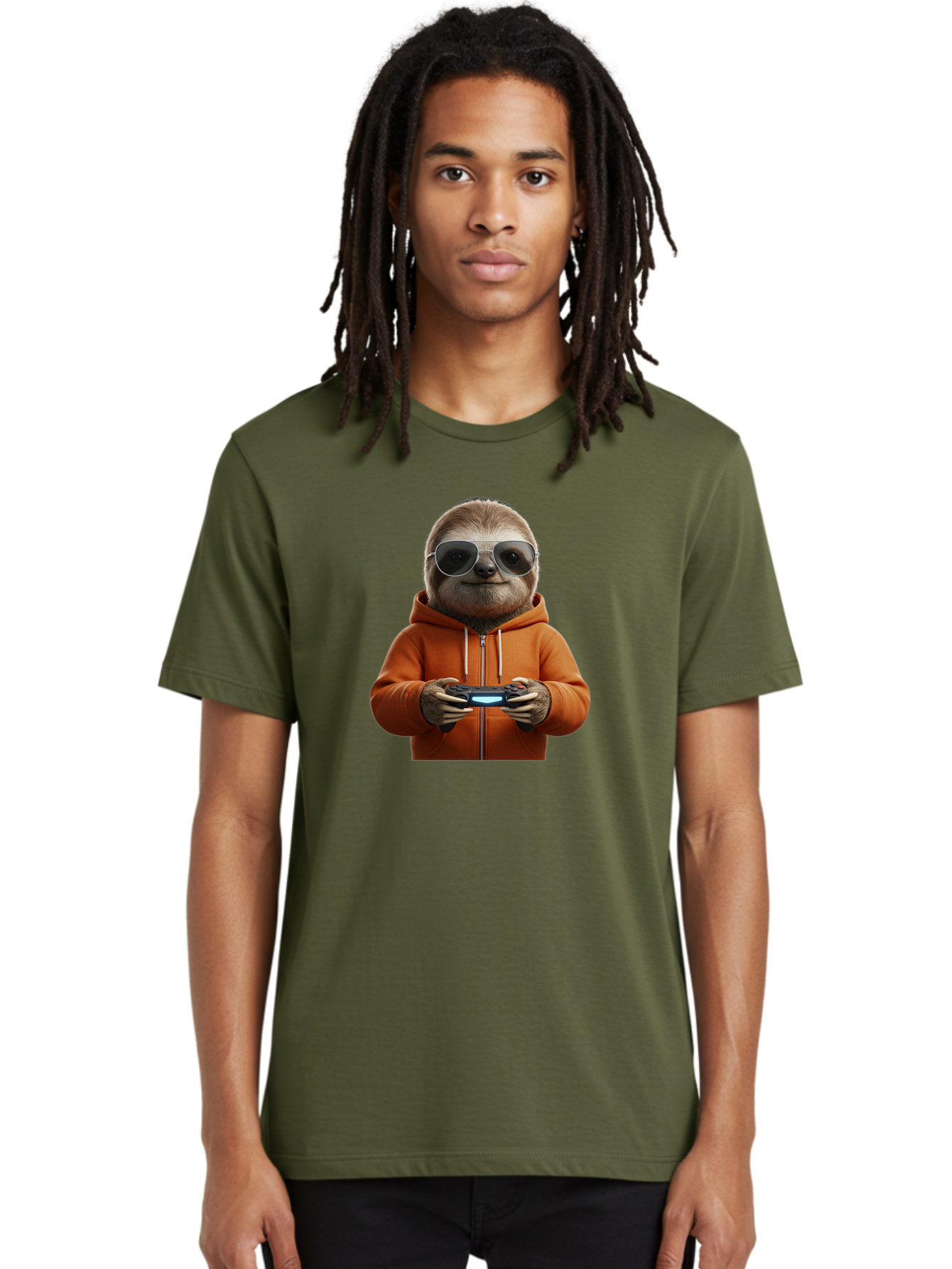 Sloth-Gamer Men'S Graphic Tee, 100% Cotton, Comfortable Casual Summer Wear, Machine Washable, Vintage Camera, Old Camera, Antique Camera, Black Camera, Classic Photography, Photography Equipment, Nostalgic Device, Film Camera, Camera Art Ban510