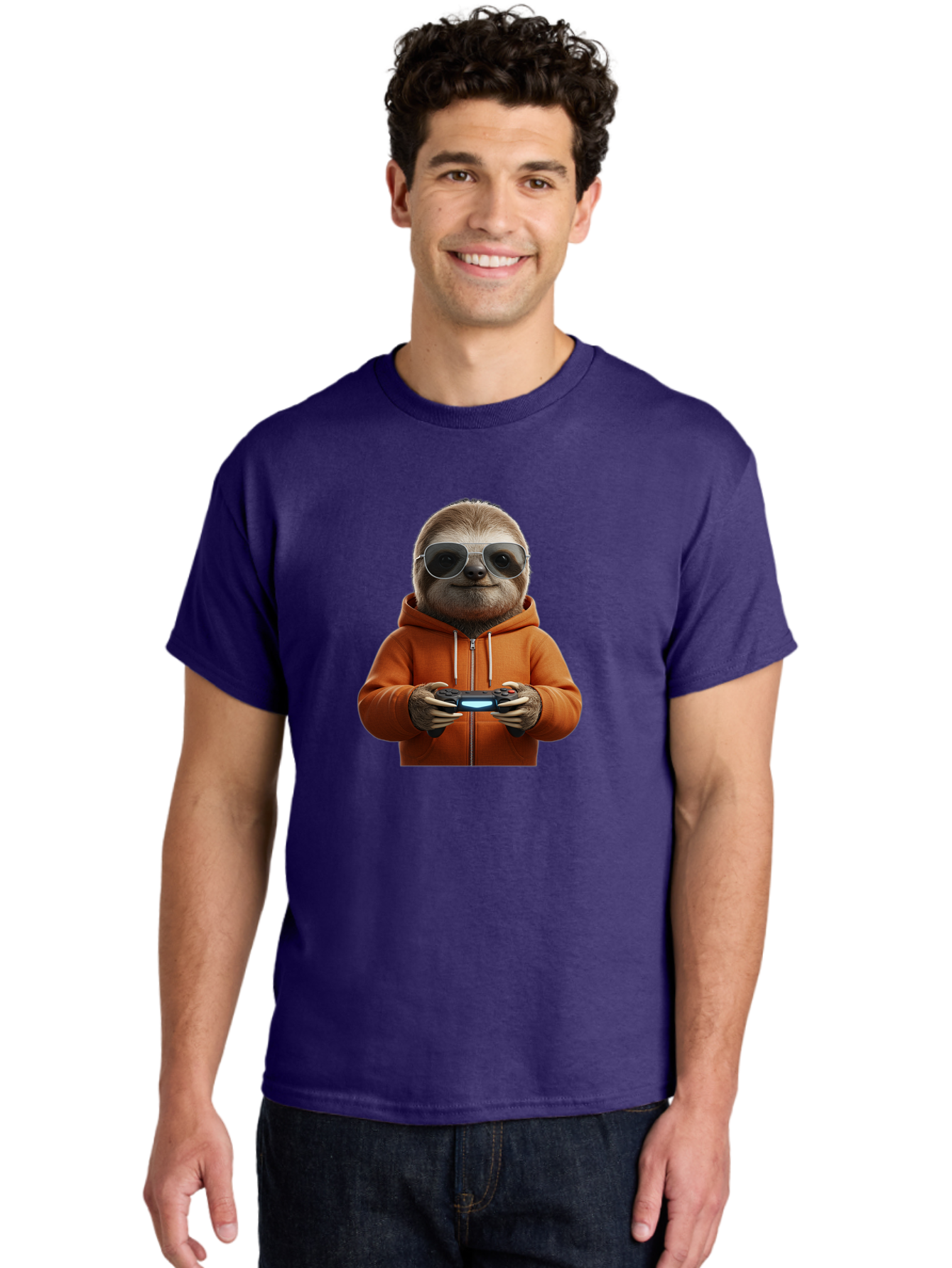 Sloth-Gamer Men'S Graphic Tee, 100% Cotton, Comfortable Casual Summer Wear, Machine Washable, Vintage Camera, Old Camera, Antique Camera, Black Camera, Classic Photography, Photography Equipment, Nostalgic Device, Film Camera, Camera Art Ban510