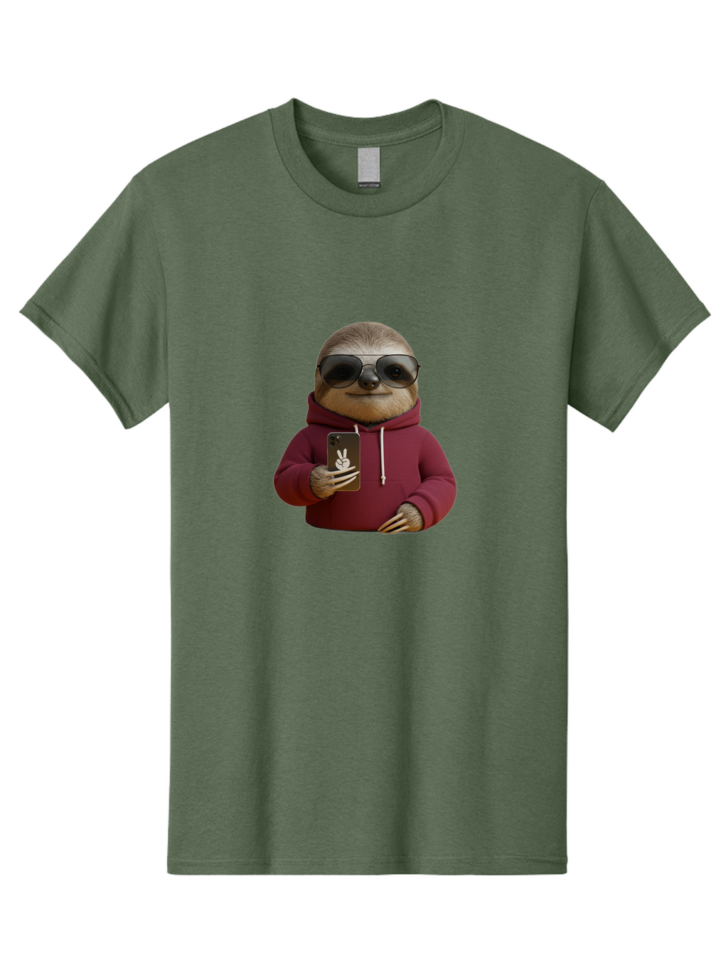 Sloth-In-Hoodie Men'S Graphic Tee, 100% Cotton, Comfortable Casual Summer Wear, Machine Washable, Vintage Camera, Old Camera, Antique Camera, Black Camera, Classic Photography, Photography Equipment, Nostalgic Device, Film Camera, Camera Art Ban513