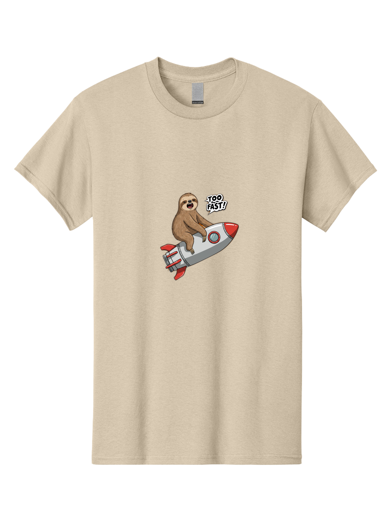 Sloth-On-Rocket-Too-Fast Men'S Graphic Tee, 100% Cotton, Comfortable Casual Summer Wear, Machine Washable, Vintage Camera, Old Camera, Antique Camera, Black Camera, Classic Photography, Photography Equipment, Nostalgic Device, Film Camera, Ban519