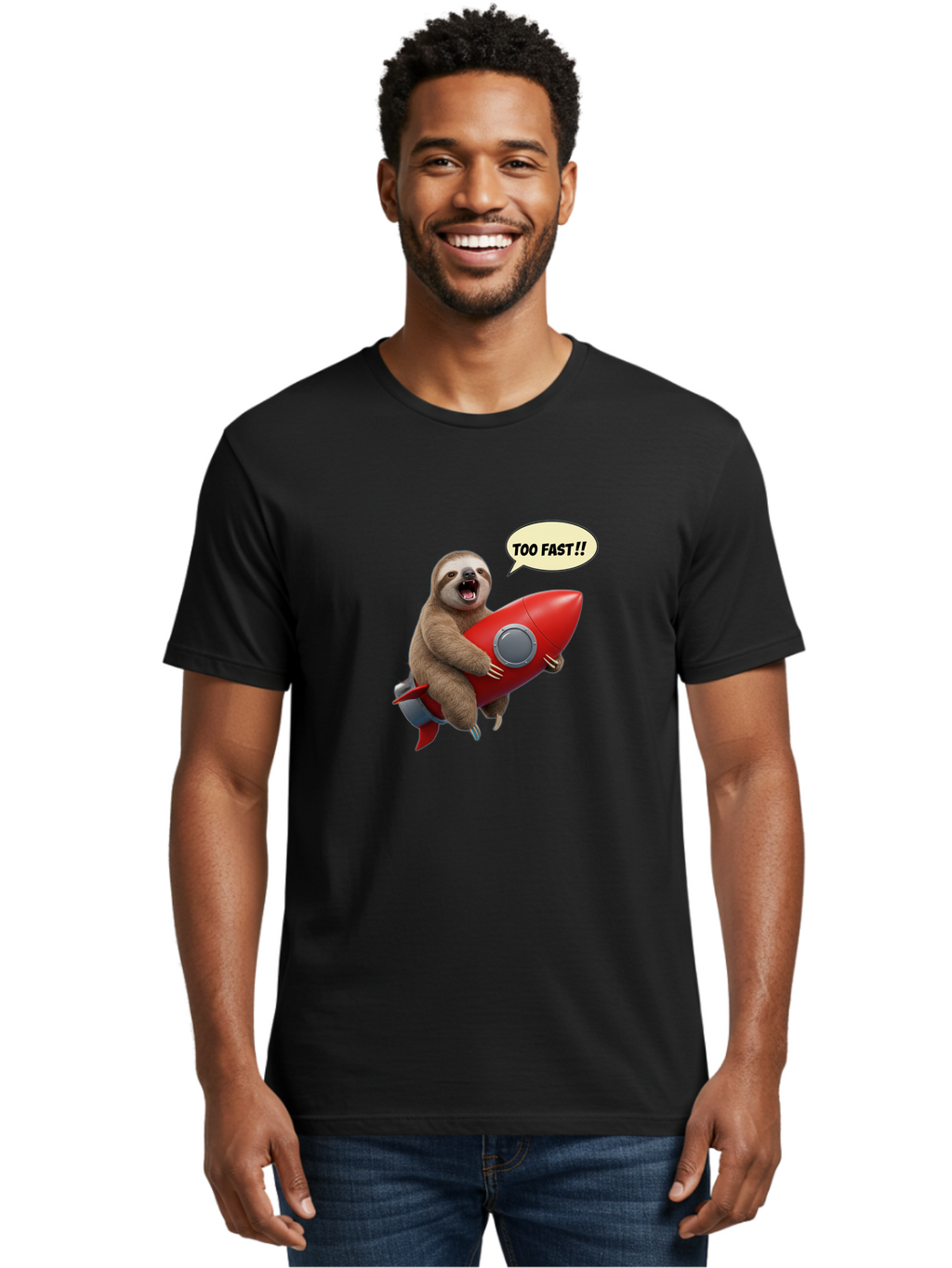 Sloth-On-Rocket Men'S Graphic Tee, 100% Cotton, Comfortable Casual Summer Wear, Machine Washable, Vintage Camera, Old Camera, Antique Camera, Black Camera, Classic Photography, Photography Equipment, Nostalgic Device, Film Camera, Camera Art Ban520