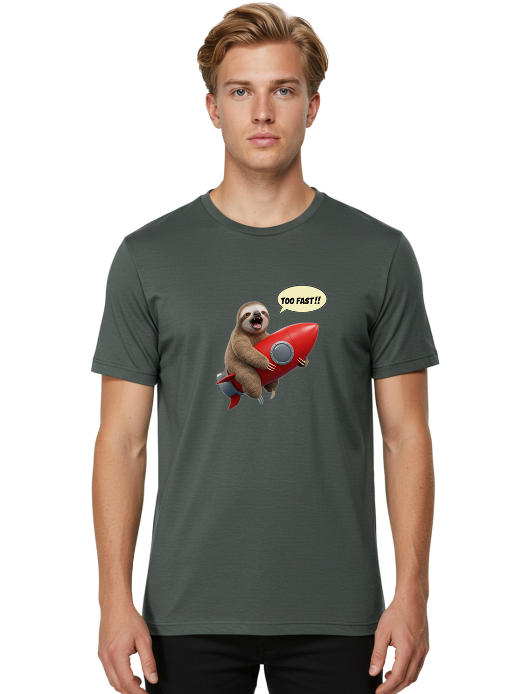 Sloth-On-Rocket Men'S Graphic Tee, 100% Cotton, Comfortable Casual Summer Wear, Machine Washable, Vintage Camera, Old Camera, Antique Camera, Black Camera, Classic Photography, Photography Equipment, Nostalgic Device, Film Camera, Camera Art Ban520
