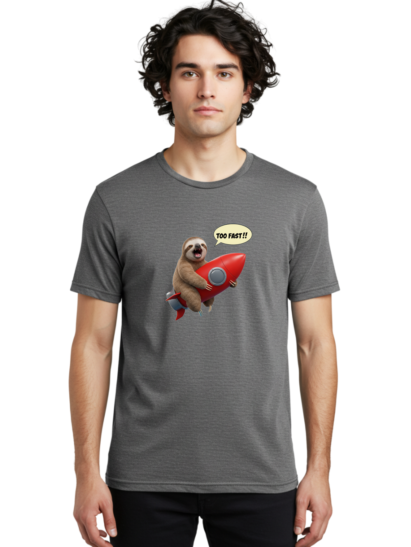 Sloth-On-Rocket Men'S Graphic Tee, 100% Cotton, Comfortable Casual Summer Wear, Machine Washable, Vintage Camera, Old Camera, Antique Camera, Black Camera, Classic Photography, Photography Equipment, Nostalgic Device, Film Camera, Camera Art Ban520