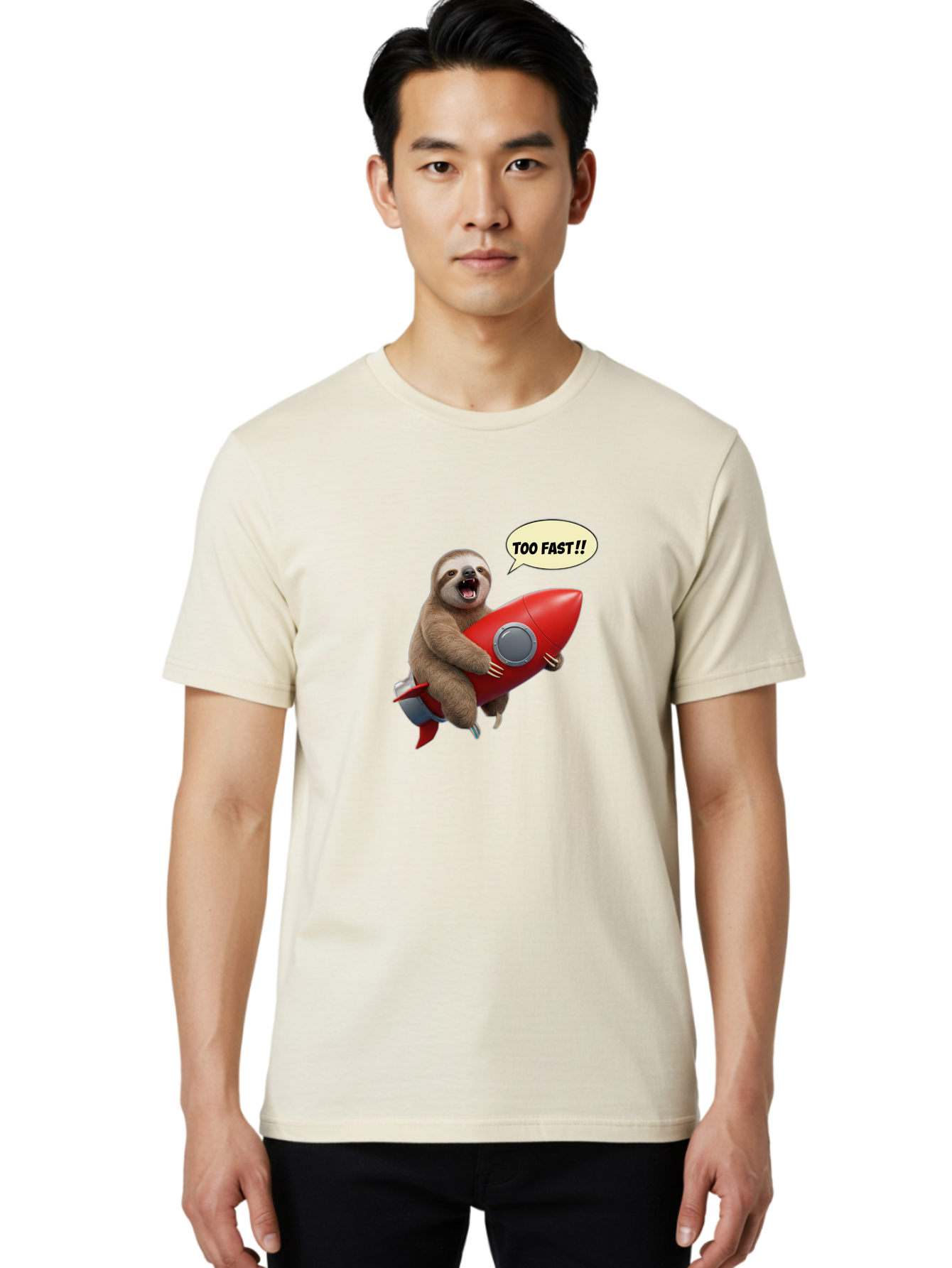 Sloth-On-Rocket Men'S Graphic Tee, 100% Cotton, Comfortable Casual Summer Wear, Machine Washable, Vintage Camera, Old Camera, Antique Camera, Black Camera, Classic Photography, Photography Equipment, Nostalgic Device, Film Camera, Camera Art Ban520