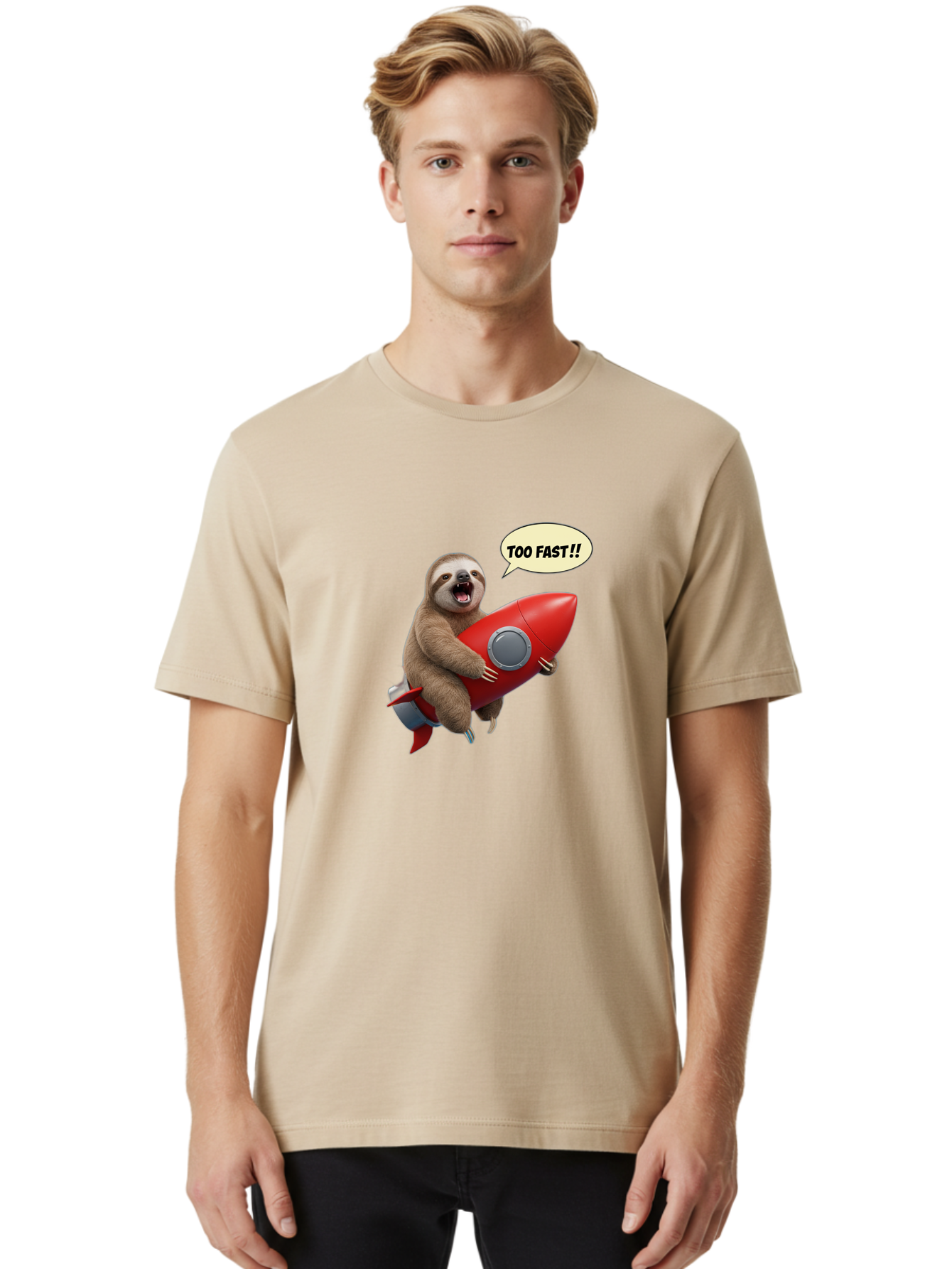 Sloth-On-Rocket Men'S Graphic Tee, 100% Cotton, Comfortable Casual Summer Wear, Machine Washable, Vintage Camera, Old Camera, Antique Camera, Black Camera, Classic Photography, Photography Equipment, Nostalgic Device, Film Camera, Camera Art Ban520