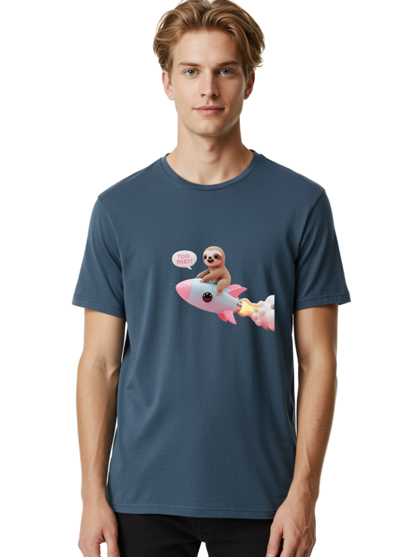 Sloth-Riding-Rocket Men'S Graphic Tee, 100% Cotton, Comfortable Casual Summer Wear, Machine Washable, Vintage Camera, Old Camera, Antique Camera, Black Camera, Classic Photography, Photography Equipment, Nostalgic Device, Film Camera, Ban521