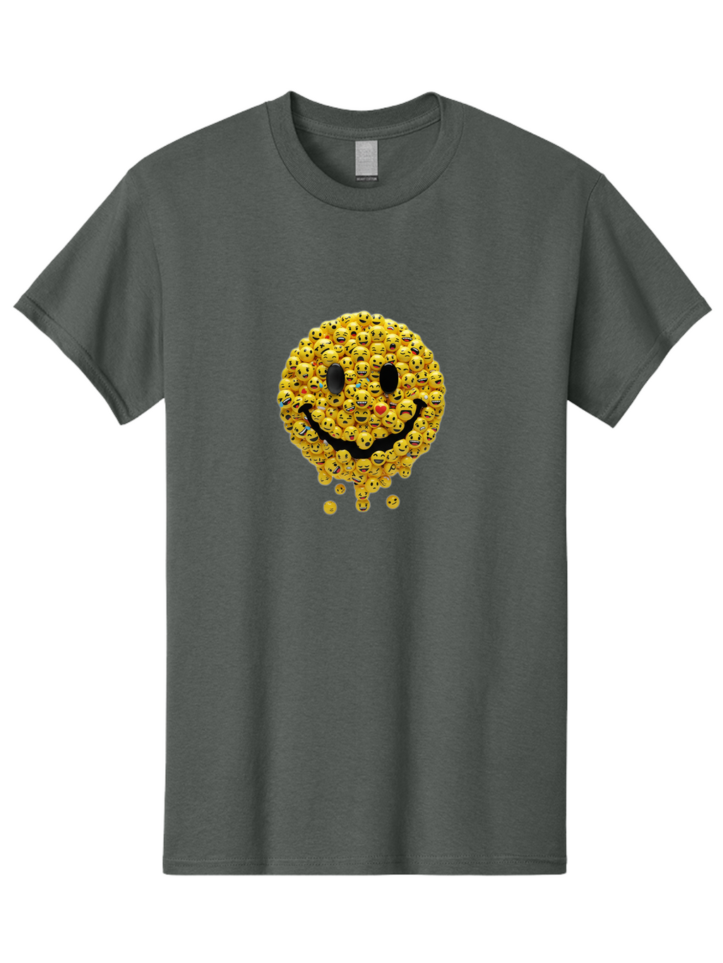 Smile-Emoji Men'S Graphic Tee, 100% Cotton, Comfortable Casual Summer Wear, Machine Washable, Vintage Camera, Old Camera, Antique Camera, Black Camera, Classic Photography, Photography Equipment, Nostalgic Device, Film Camera, Camera Art Ban524