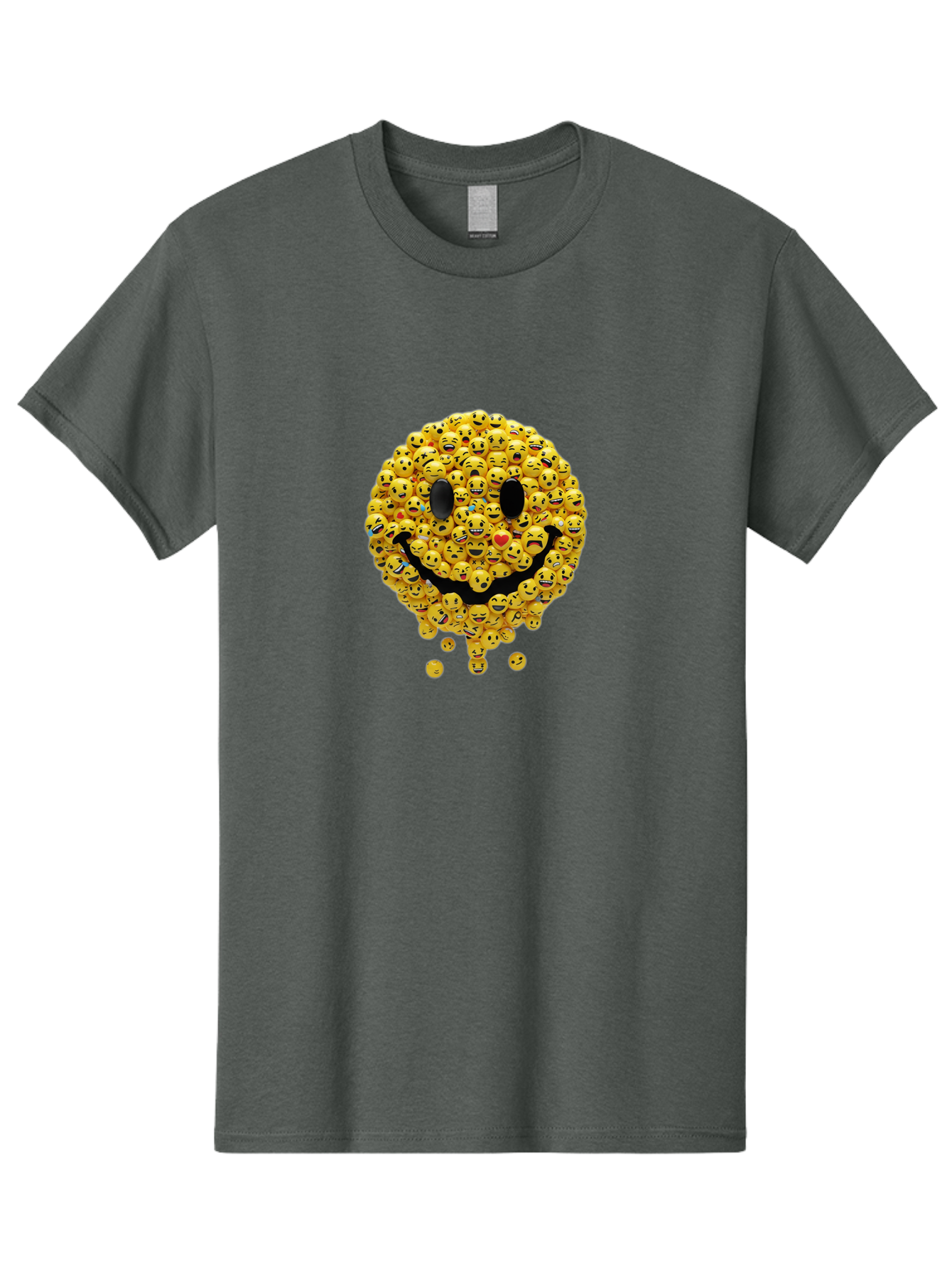 Smile-Emoji Men'S Graphic Tee, 100% Cotton, Comfortable Casual Summer Wear, Machine Washable, Vintage Camera, Old Camera, Antique Camera, Black Camera, Classic Photography, Photography Equipment, Nostalgic Device, Film Camera, Camera Art Ban524
