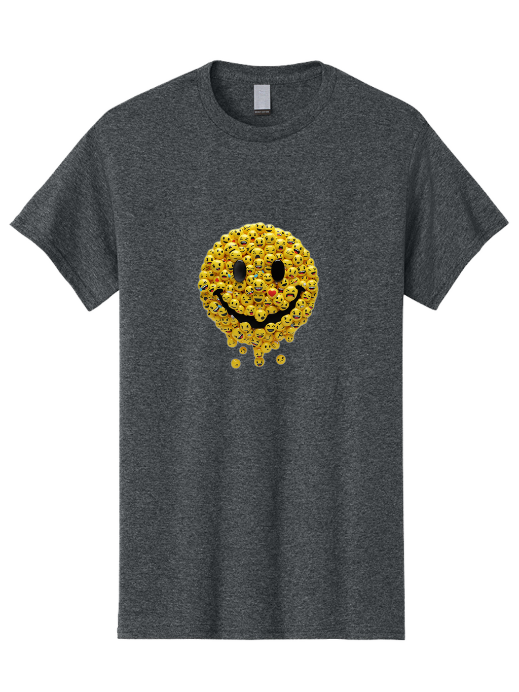 Smile-Emoji Men'S Graphic Tee, 100% Cotton, Comfortable Casual Summer Wear, Machine Washable, Vintage Camera, Old Camera, Antique Camera, Black Camera, Classic Photography, Photography Equipment, Nostalgic Device, Film Camera, Camera Art Ban524