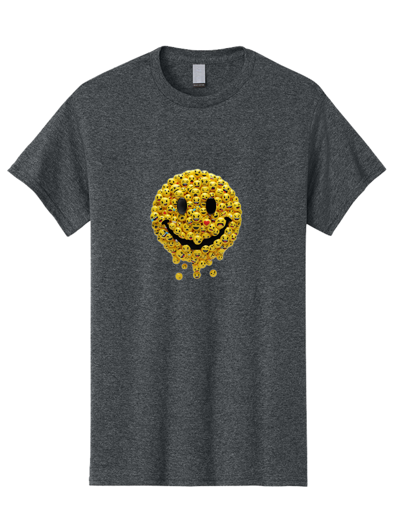 Smile-Emoji Men'S Graphic Tee, 100% Cotton, Comfortable Casual Summer Wear, Machine Washable, Vintage Camera, Old Camera, Antique Camera, Black Camera, Classic Photography, Photography Equipment, Nostalgic Device, Film Camera, Camera Art Ban524