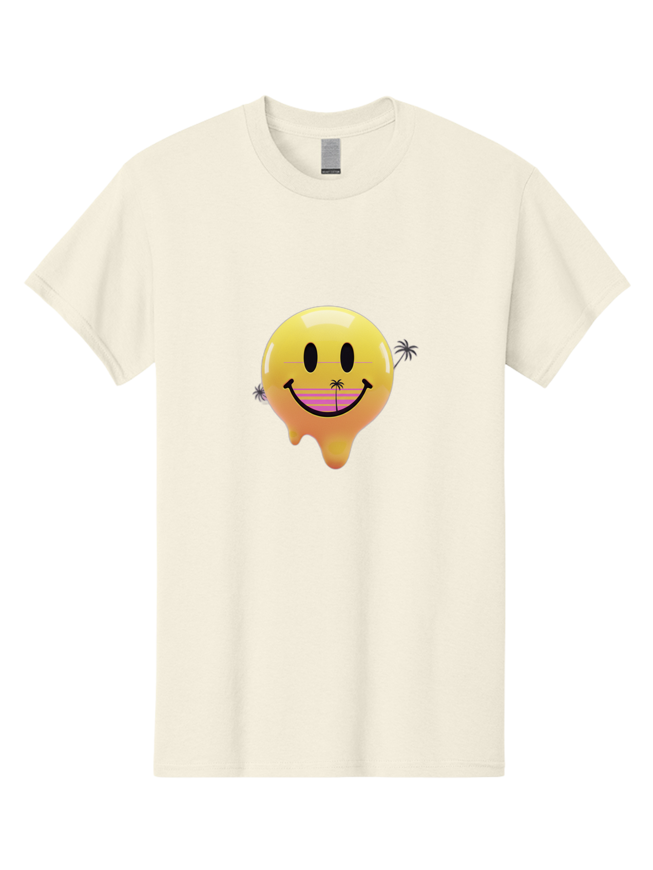Smiley-Face-1 Men'S Graphic Tee, 100% Cotton, Comfortable Casual Summer Wear, Machine Washable, Vintage Camera, Old Camera, Antique Camera, Black Camera, Classic Photography, Photography Equipment, Nostalgic Device, Film Camera, Camera Art Ban525