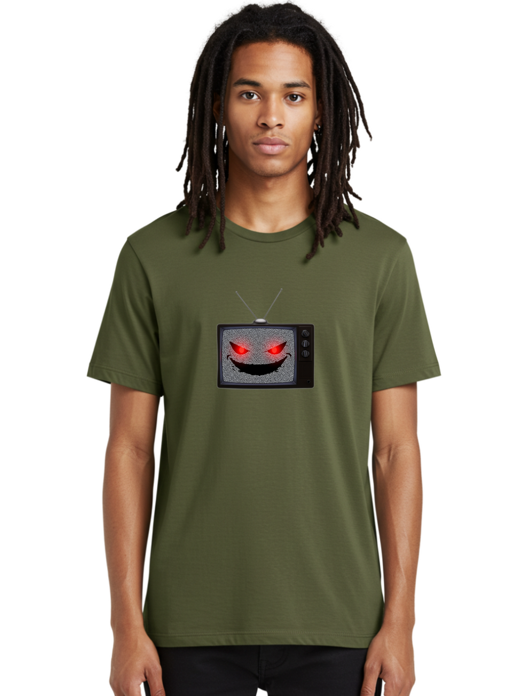 Smiley-Face-Tv Men'S Graphic Tee, 100% Cotton, Comfortable Casual Summer Wear, Machine Washable, Vintage Camera, Old Camera, Antique Camera, Black Camera, Classic Photography, Photography Equipment, Nostalgic Device, Film Camera, Camera Art Ban526