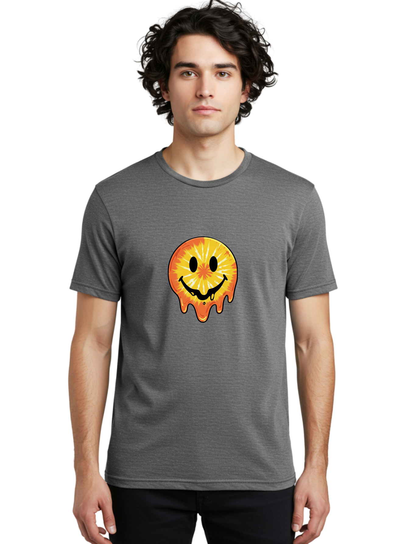 Smiley-Orange-Slice Men'S Graphic Tee, 100% Cotton, Comfortable Casual Summer Wear, Machine Washable, Vintage Camera, Old Camera, Antique Camera, Black Camera, Classic Photography, Photography Equipment, Nostalgic Device, Film Camera, Ban528
