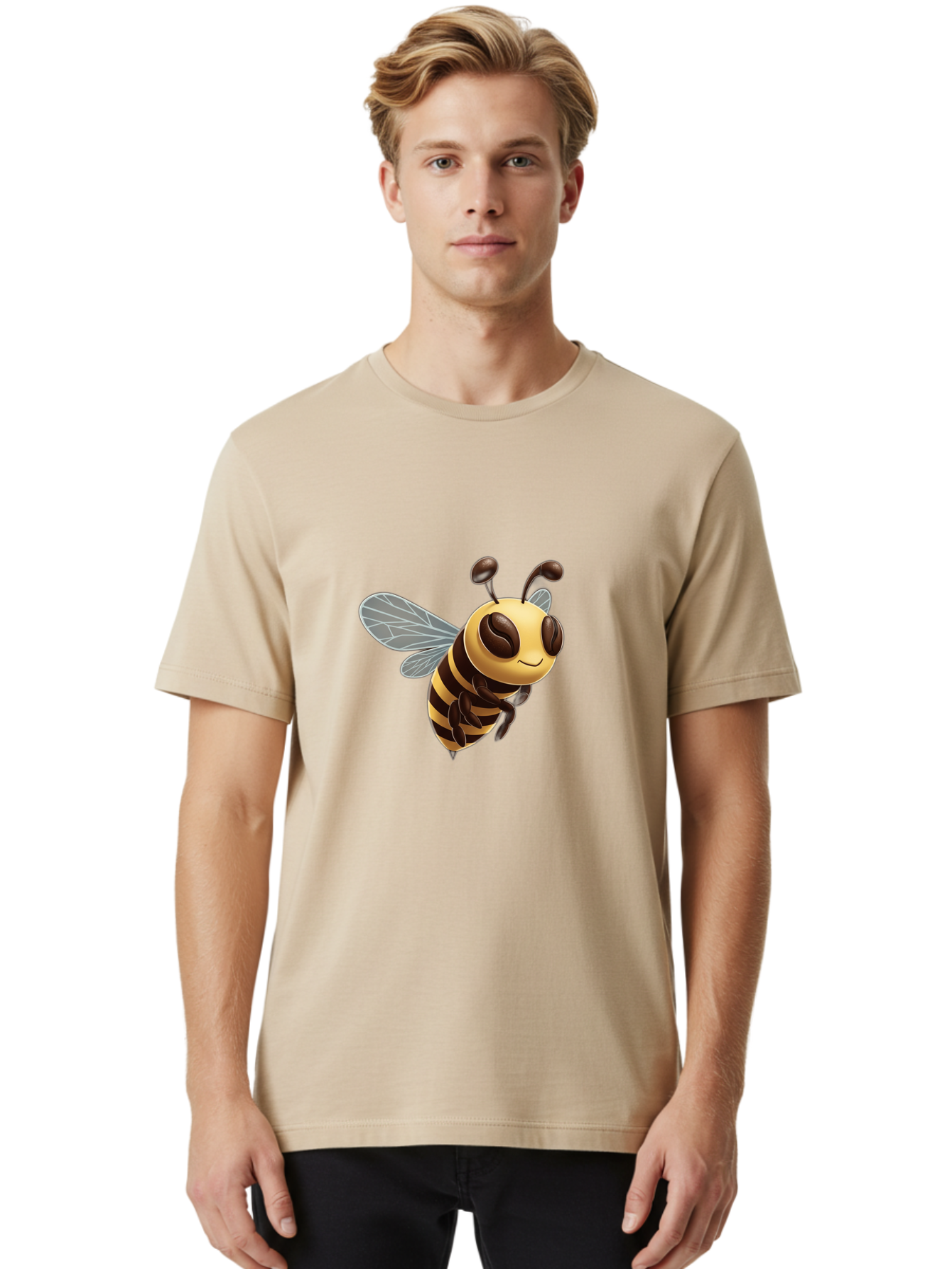 Smiling-Bee Men'S Graphic Tee, 100% Cotton, Comfortable Casual Summer Wear, Machine Washable, Vintage Camera, Old Camera, Antique Camera, Black Camera, Classic Photography, Photography Equipment, Nostalgic Device, Film Camera, Camera Art Ban530