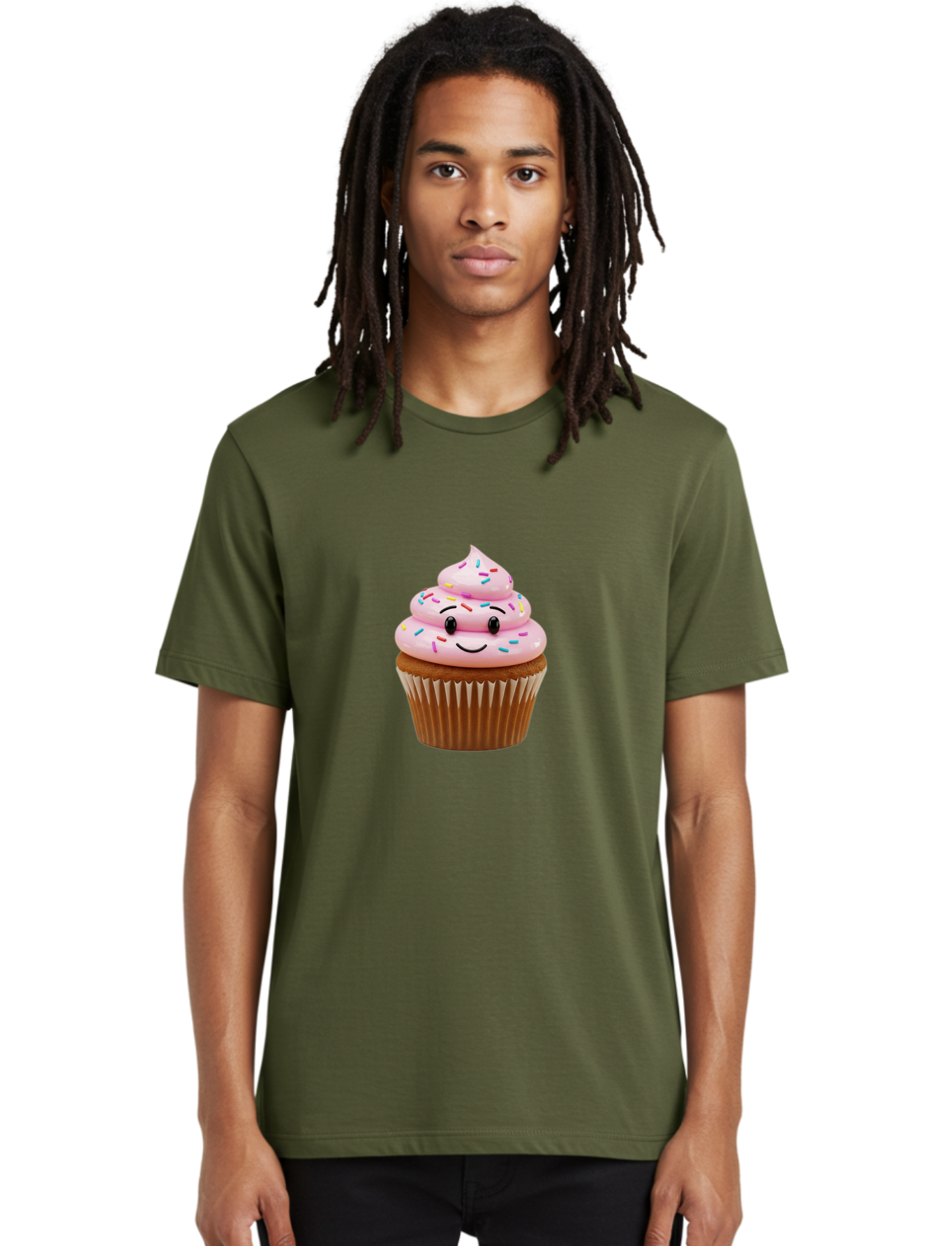 Smiling-Cupcake Men'S Graphic Tee, 100% Cotton, Comfortable Casual Summer Wear, Machine Washable, Vintage Camera, Old Camera, Antique Camera, Black Camera, Classic Photography, Photography Equipment, Nostalgic Device, Film Camera, Camera Art Ban534