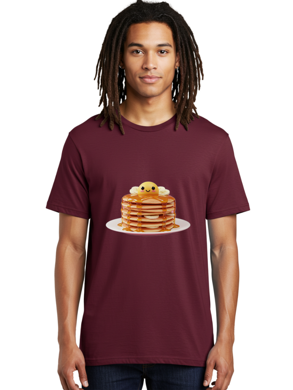 Smiling-Egg-Pancake-Stack Men'S Graphic Tee, 100% Cotton, Comfortable Casual Summer Wear, Machine Washable, Vintage Camera, Old Camera, Antique Camera, Black Camera, Classic Photography, Photography Equipment, Nostalgic Device, Film Camera, Ban535