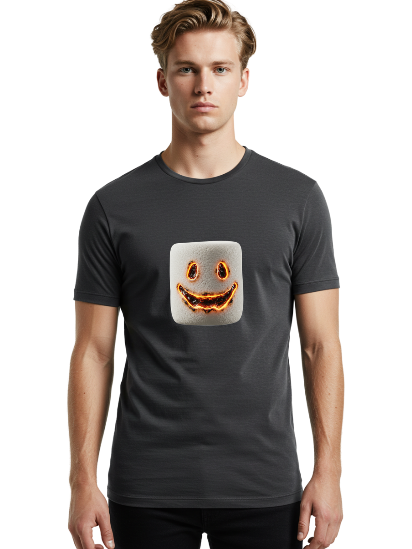 Smiling-Marshmallow Men'S Graphic Tee, 100% Cotton, Comfortable Casual Summer Wear, Machine Washable, Vintage Camera, Old Camera, Antique Camera, Black Camera, Classic Photography, Photography Equipment, Nostalgic Device, Film Camera, Ban540